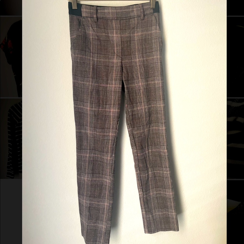 H&M Plaid Pants Size 2